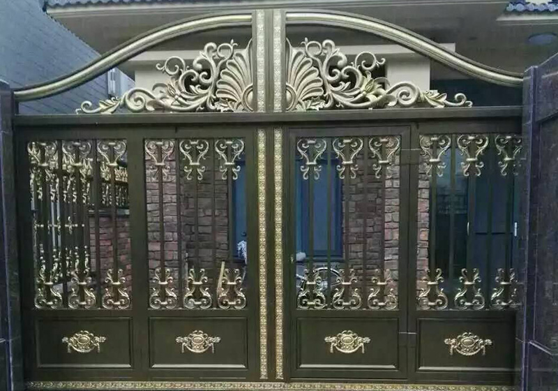 濟(jì)南鋁藝大門,山東鋁藝大門