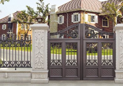 濟南鋁藝大門進行安裝的方法？